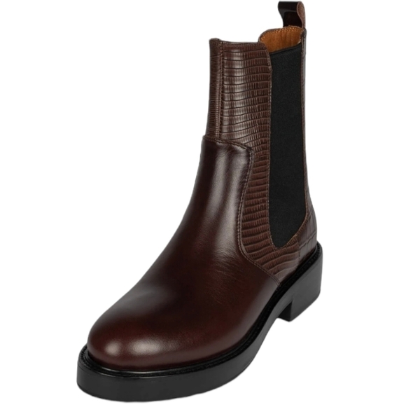 NEW Jeffrey Campbell Edmond High Top Western Womens Leather Booties shoes - Picture 4 of 16